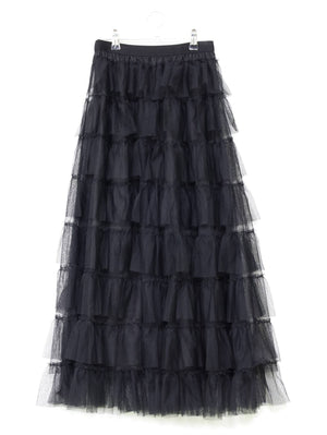 me +emselect/エムセレクト/ロングスカート/スカート/ブラック/F