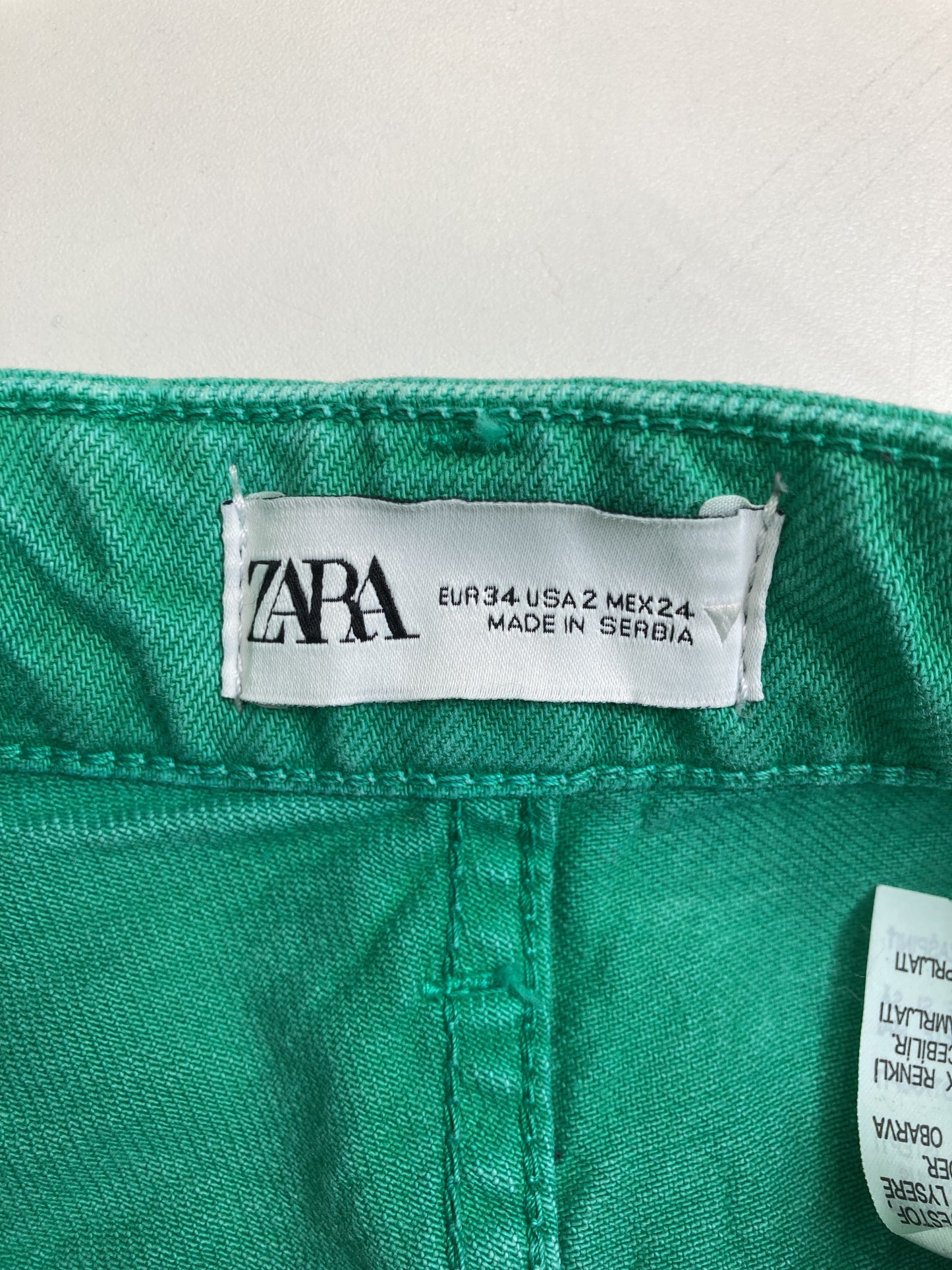 ZARA/ザラ/その他パンツ/パンツ/グリーン/34