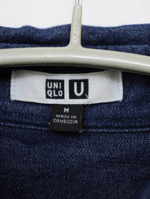 UNIQLO/ユニクロ/シャツ/ブラウス/トップス/ネイビー/M