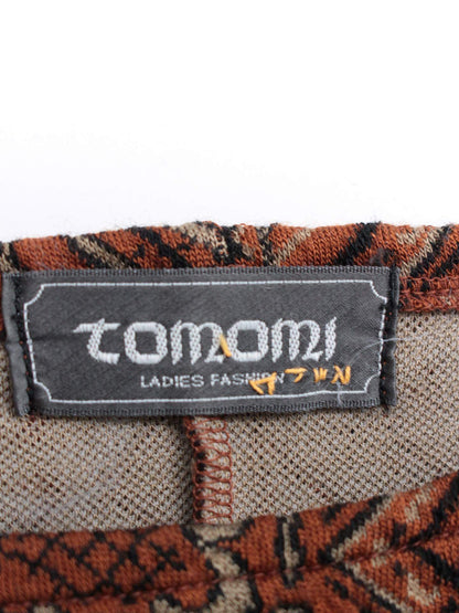 TOMOMI/Tシャツ/カットソー/トップス/ブラウン