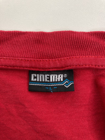 CINEMA/Tシャツ/カットソー/トップス/レッド/L