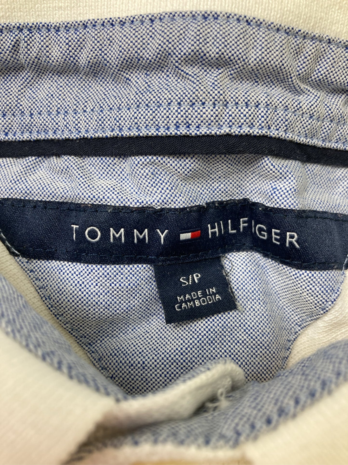 TOMMY HILFIGER/トミーヒルフィガー/ポロシャツ/トップス/ホワイト/S