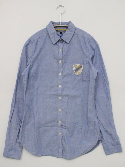 TOMMY HILFIGER/トミーヒルフィガー/シャツ/ブラウス/トップス/ブルー/2