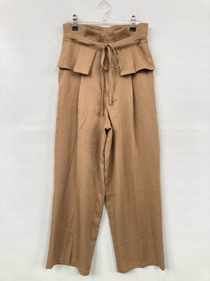 LAUIR/ラウアー/スラックス/パンツ/ブラウン/M