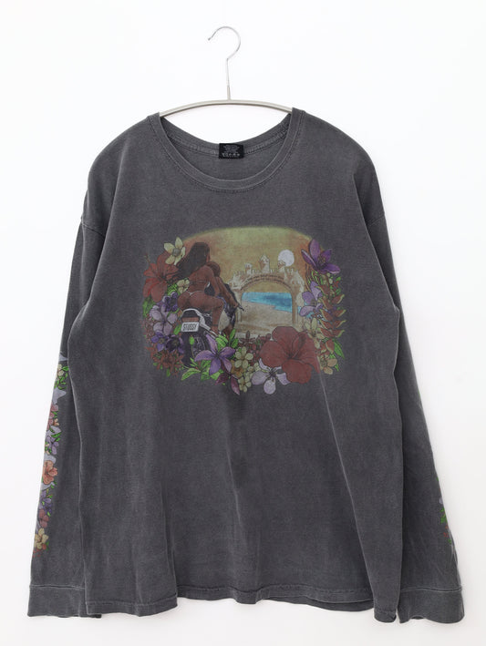 stussy/ステューシー/Tシャツ/カットソー/トップス/グレー/L