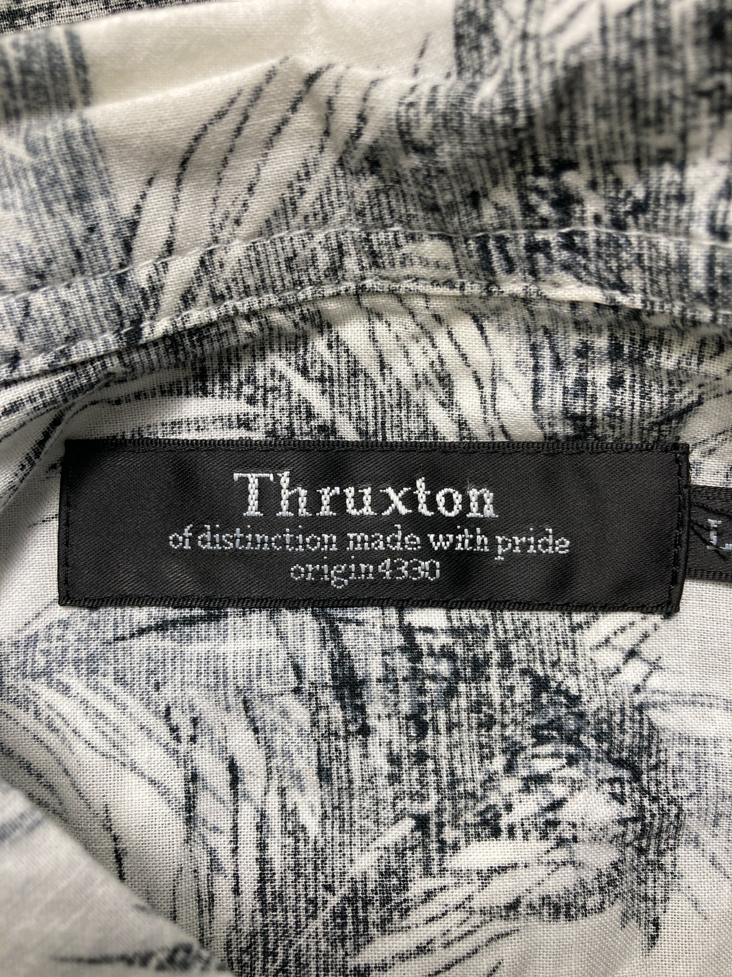 Thruxton/スラクストン/シャツ/ブラウス/トップス/グレー/LL
