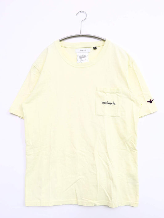 INHERIT/Tシャツ/カットソー/トップス/イエロー/L