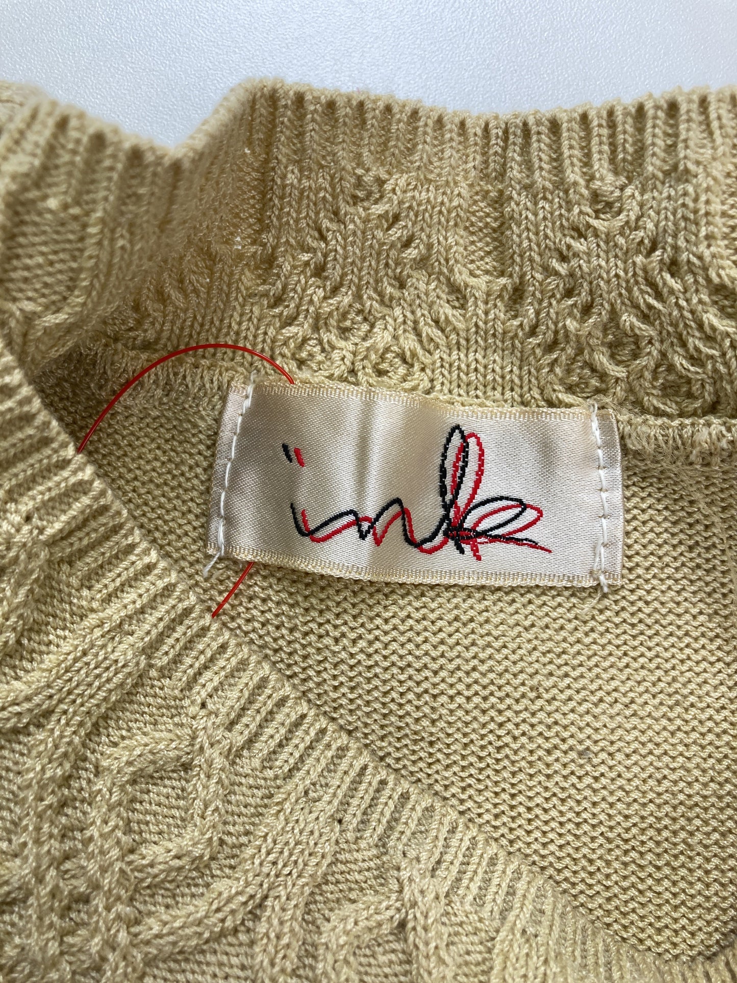 ink/ニット/セーター/トップス/ベージュ