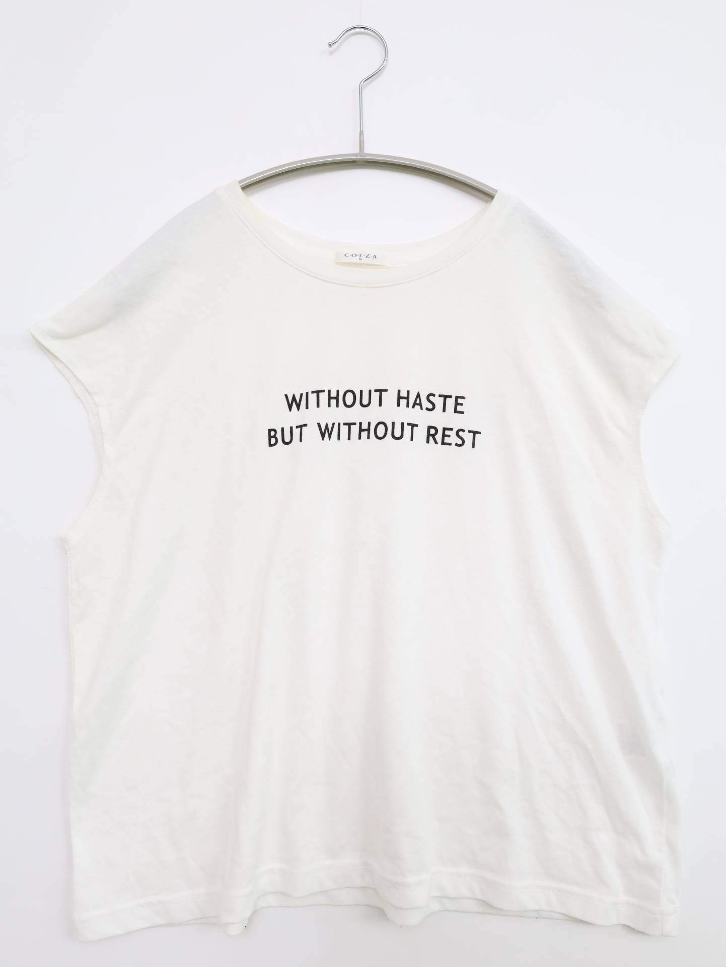 COLZA/コルザ/Tシャツ/カットソー/トップス/ホワイト/M