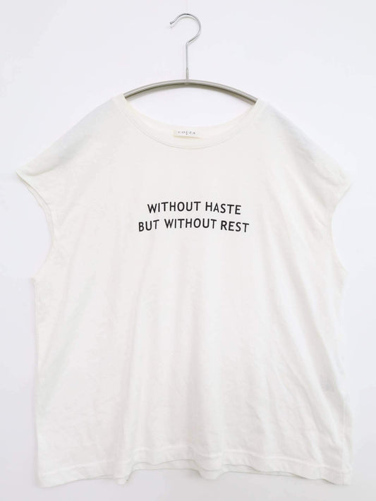 COLZA/コルザ/Tシャツ/カットソー/トップス/ホワイト/M