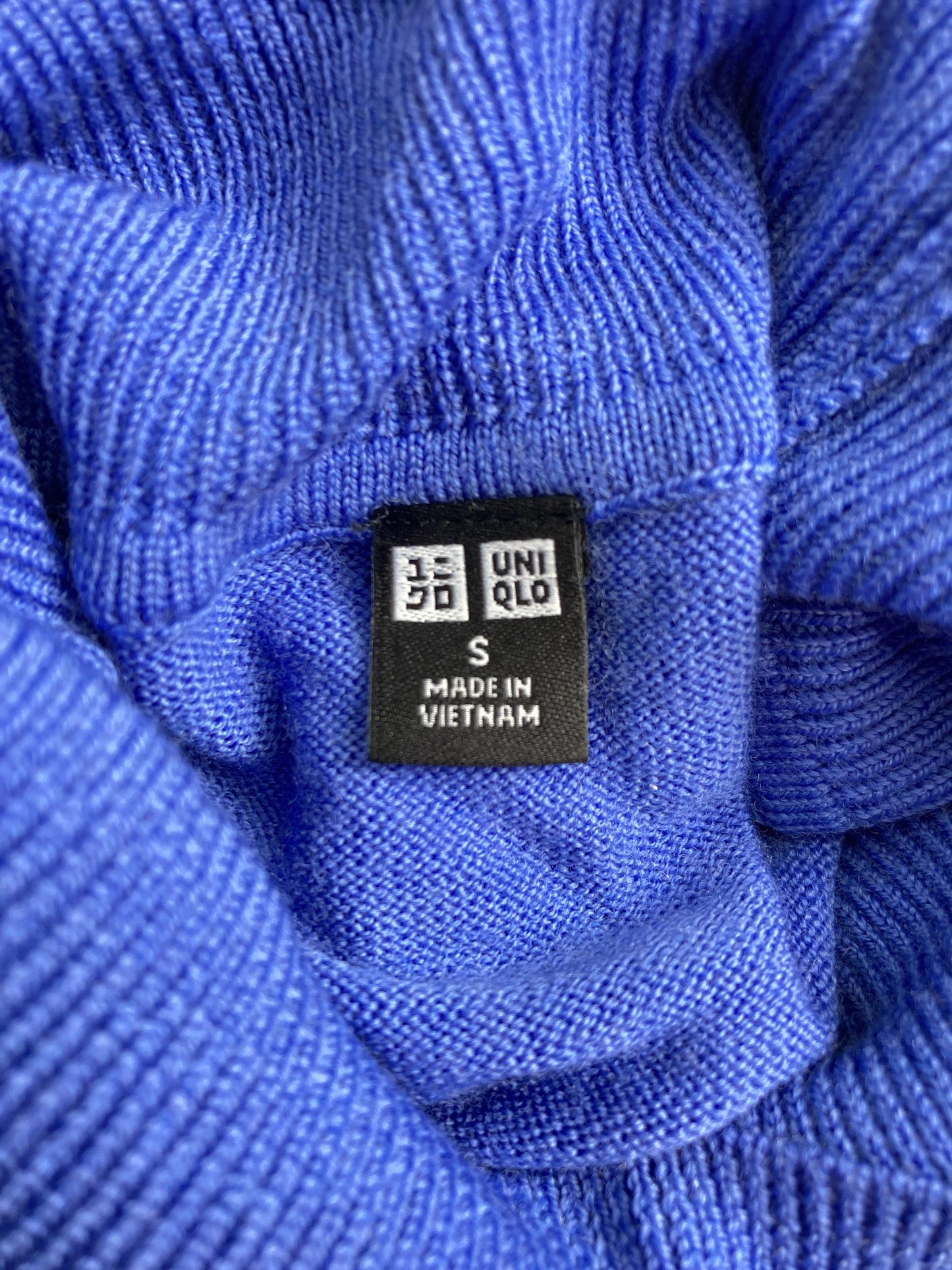 UNIQLO/ユニクロ/ニット/セーター/トップス/ブルー/S