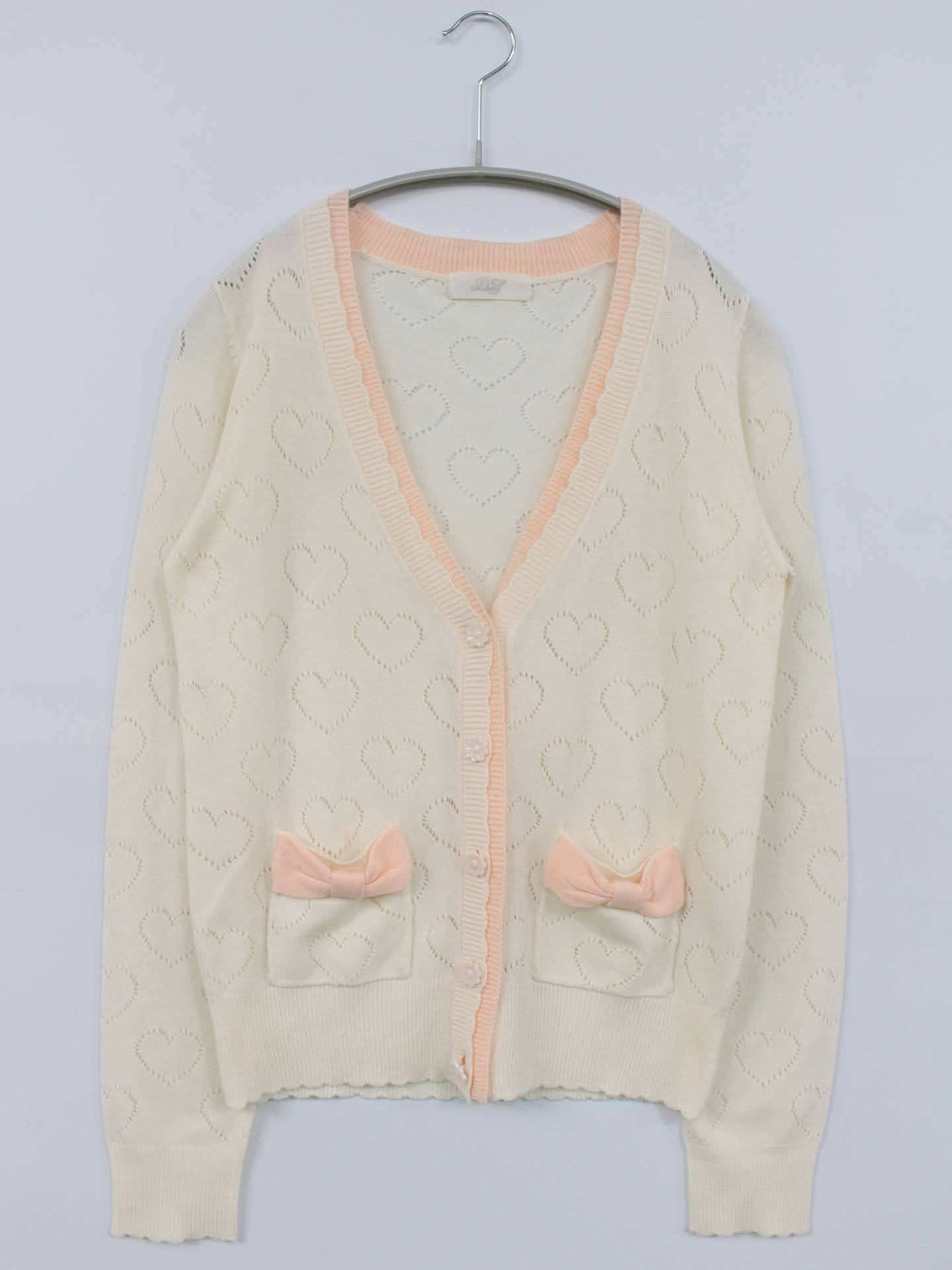 カーディガン/ボレロ/トップス/アイボリー/M