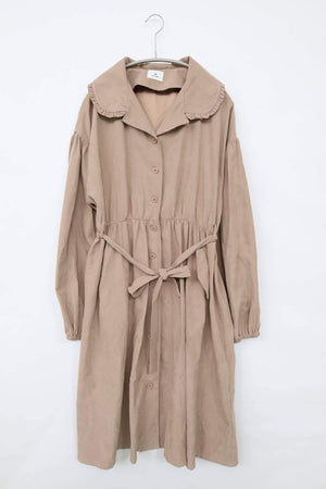 merry jenny/メリージェニー/シャツワンピース/ワンピース/ドレス/ベージュ/F