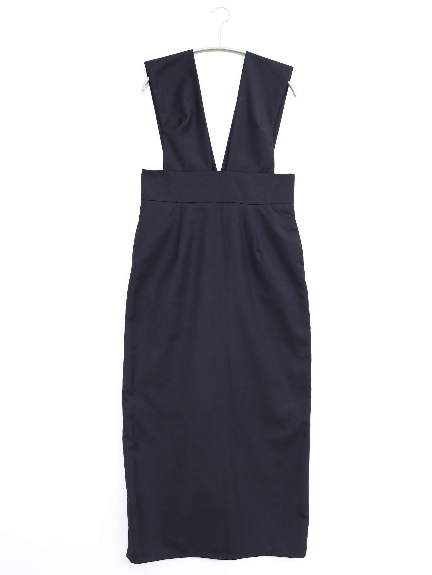 hinari/ジャンパースカート/ワンピース/ドレス/ブラック/M