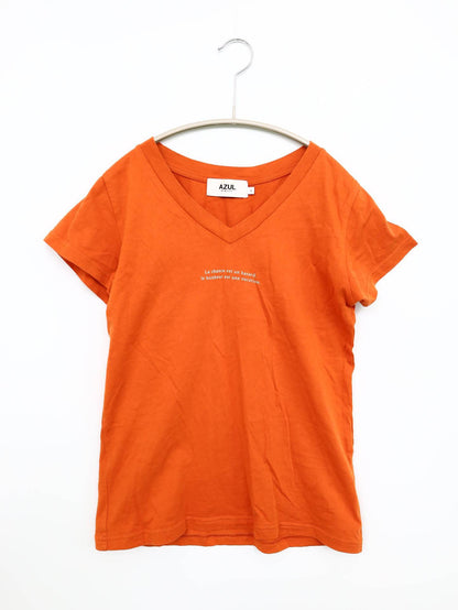 AZUL by MOUSSY/アズールバイマウジー/Tシャツ/カットソー/トップス/ブラウン/S
