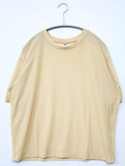 UNIQLO/ユニクロ/ニット/セーター/トップス/イエロー/M