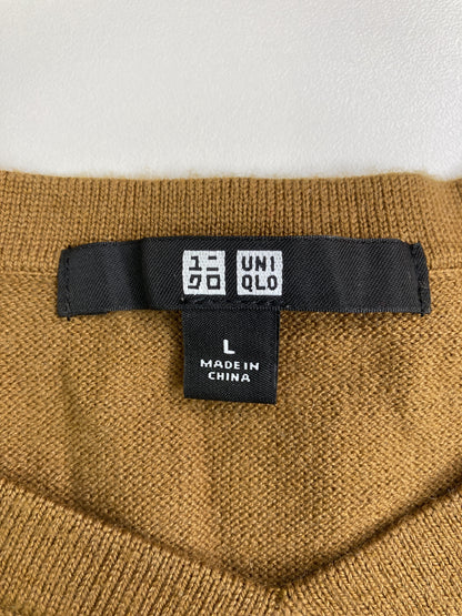 UNIQLO/ユニクロ/ワンピース/ワンピース/ドレス/ブラウン/L