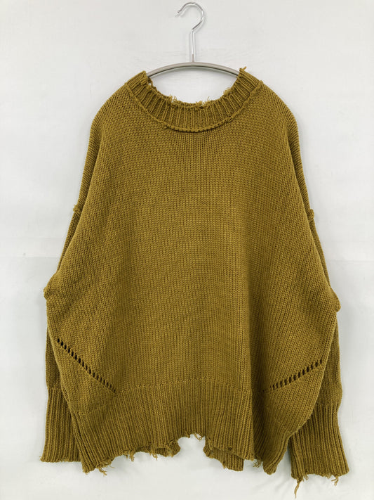 archives/アルシーヴ/ニット/セーター/トップス/イエロー/M