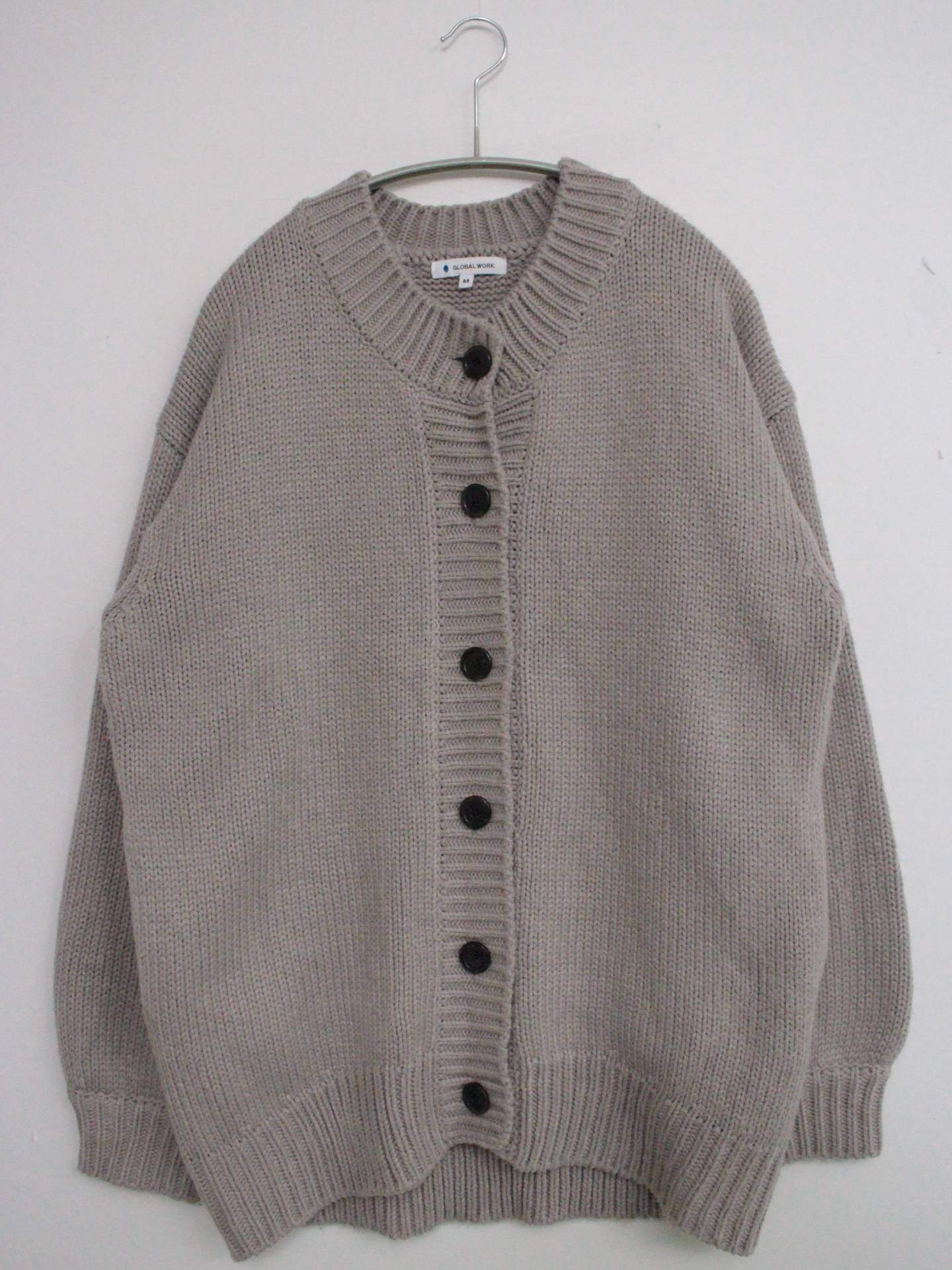 GLOBAL WORK/グローバルワーク/カーディガン/ボレロ/トップス/グレー/M