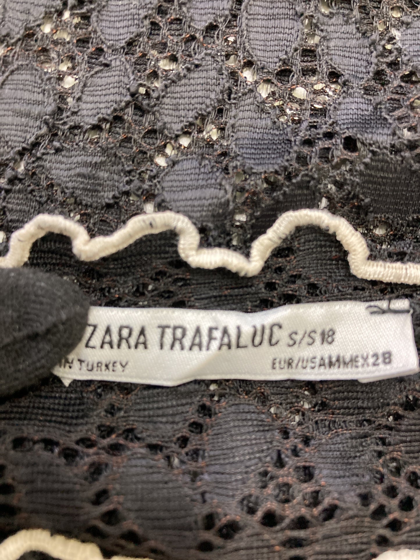 ZARA/ザラ/シャツ/ブラウス/トップス/ブラック/S
