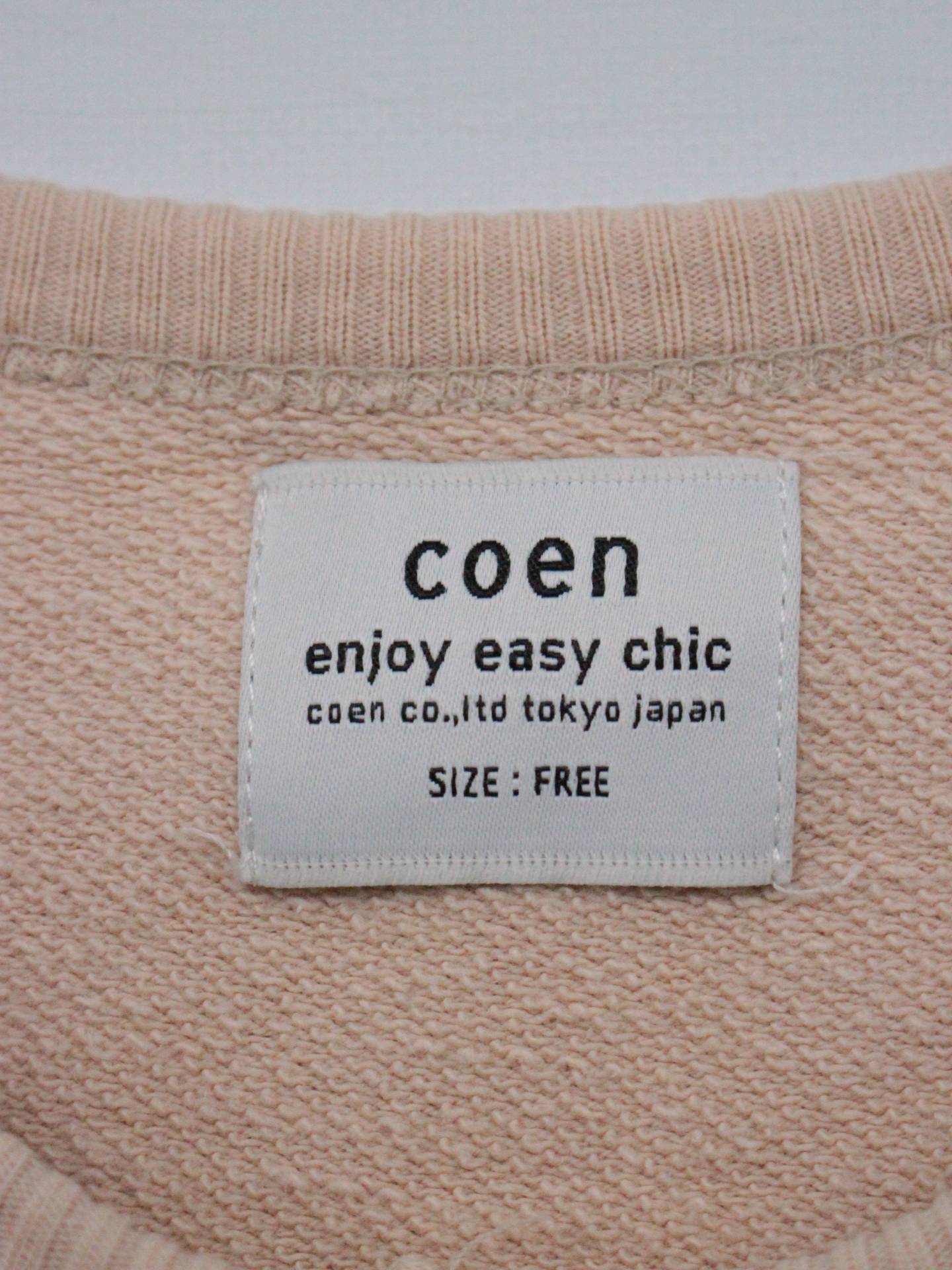 coen/カーディガン/ボレロ/トップス/ピンク/FREE