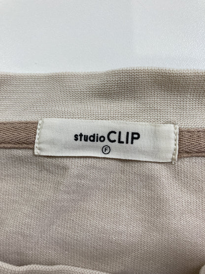 studio CLIP/スタジオクリップ/Tシャツ/カットソー/トップス/ベージュ/F