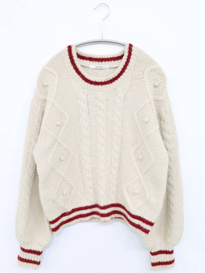 MAJESTIC LEGON/マジェスティックレゴン/ニット/セーター/トップス/アイボリー/Free