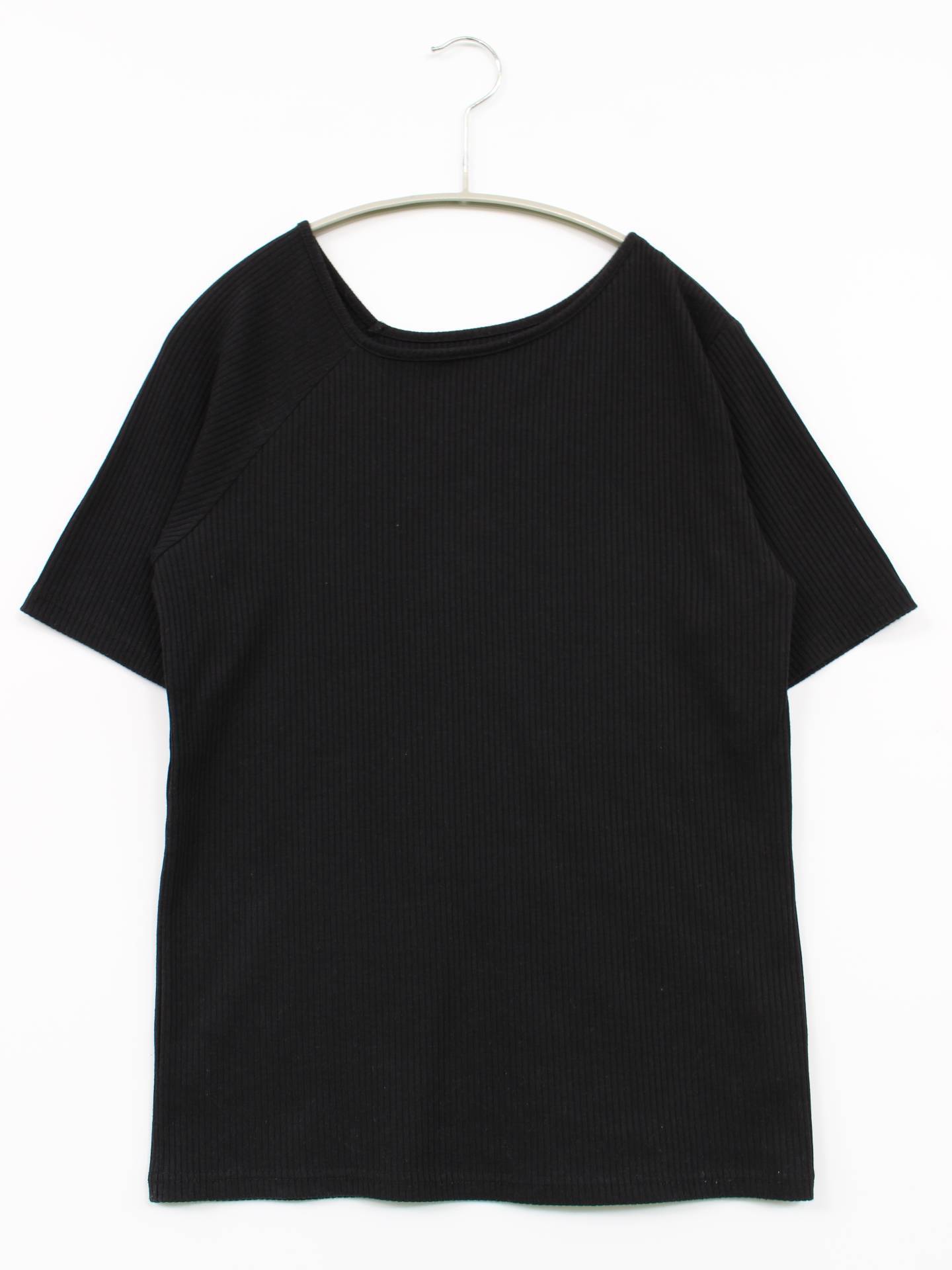 Samansa Mos2/Tシャツ/カットソー/トップス/ブラック/フリー