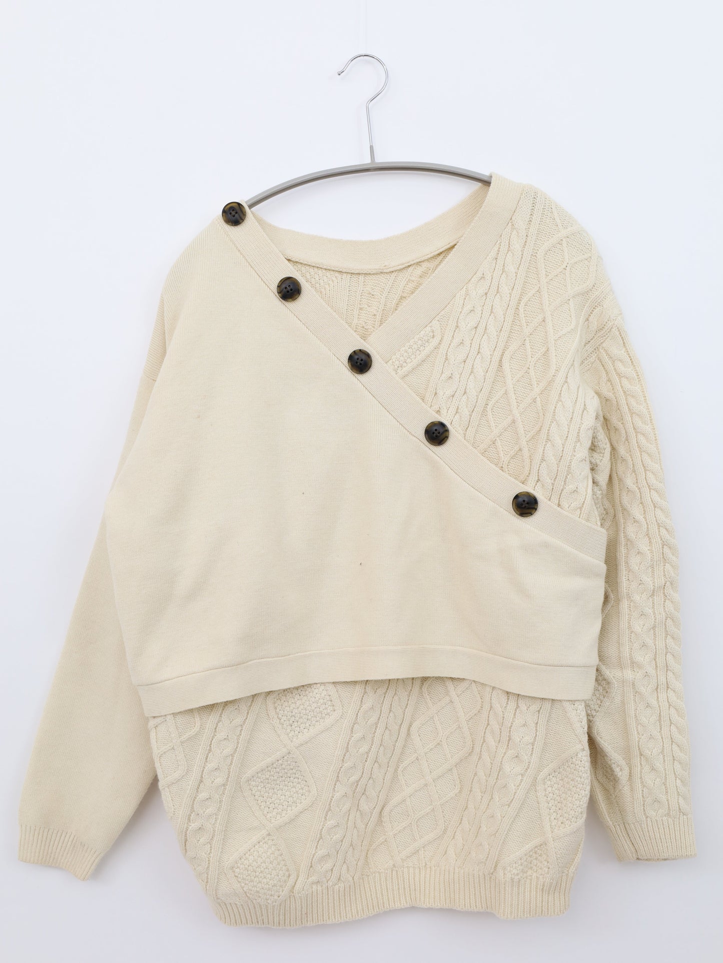 AZUL/アズール/ニット/セーター/トップス/アイボリー/M