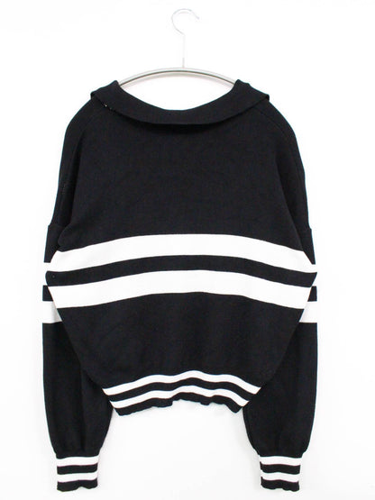 17kg/イチナナキログラム/ニット/セーター/トップス/ブラック/L