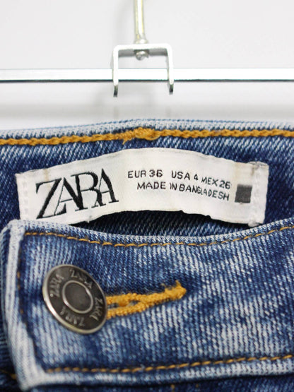 ZARA/デニムパンツ/パンツ/スカイブルー/EUR36 USA4 MEX26