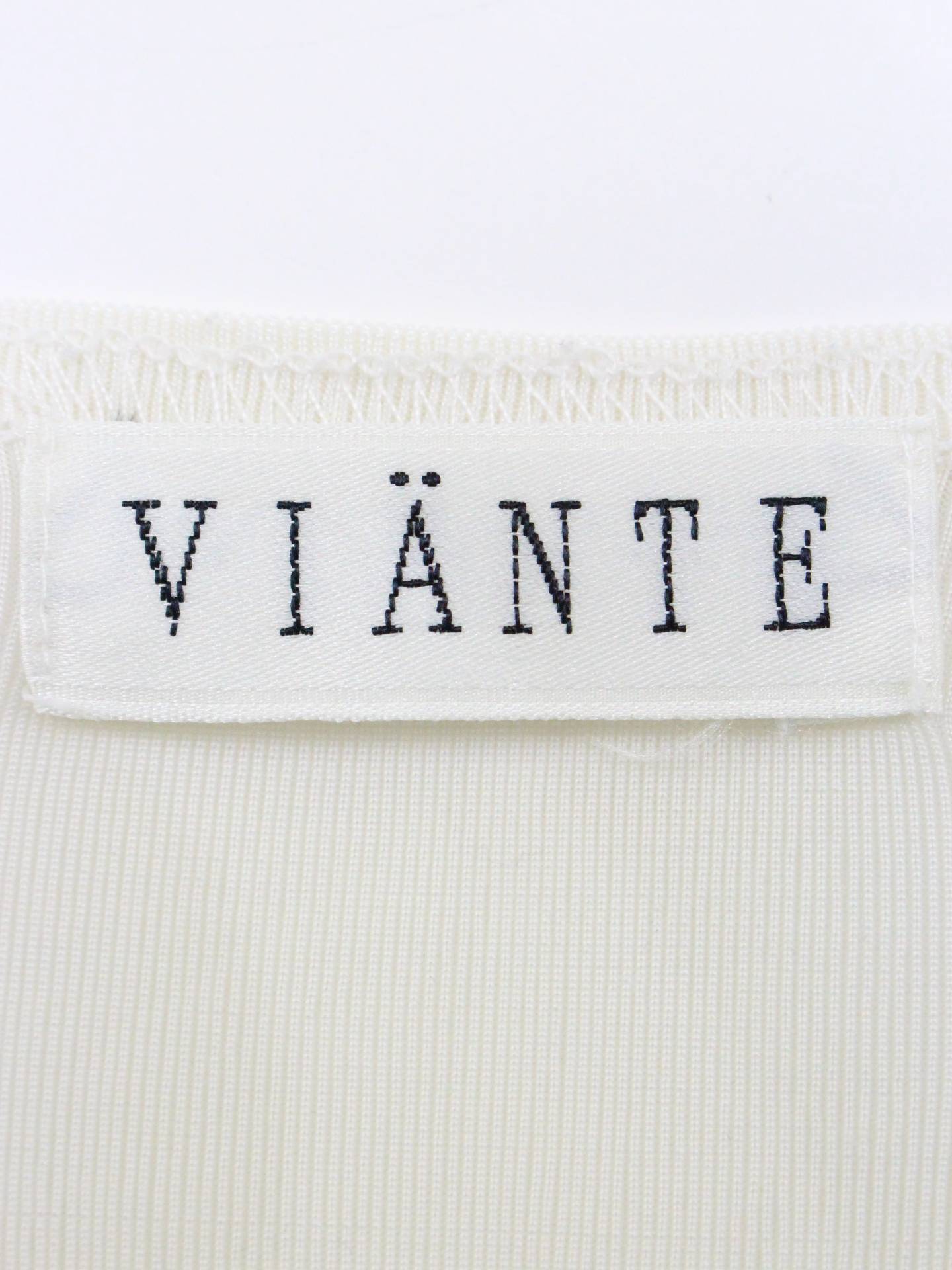 VIANTE/タンクトップ/トップス/ホワイト