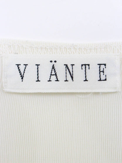 VIANTE/タンクトップ/トップス/ホワイト