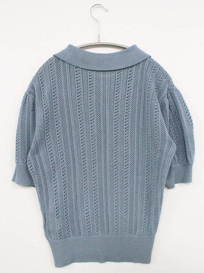 ニット/セーター/トップス/ブルー/F