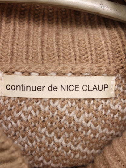 continuer de NICE CLAUP/コンティニューデナイスクラップ/ニット/セーター/トップス/ブラウン/F