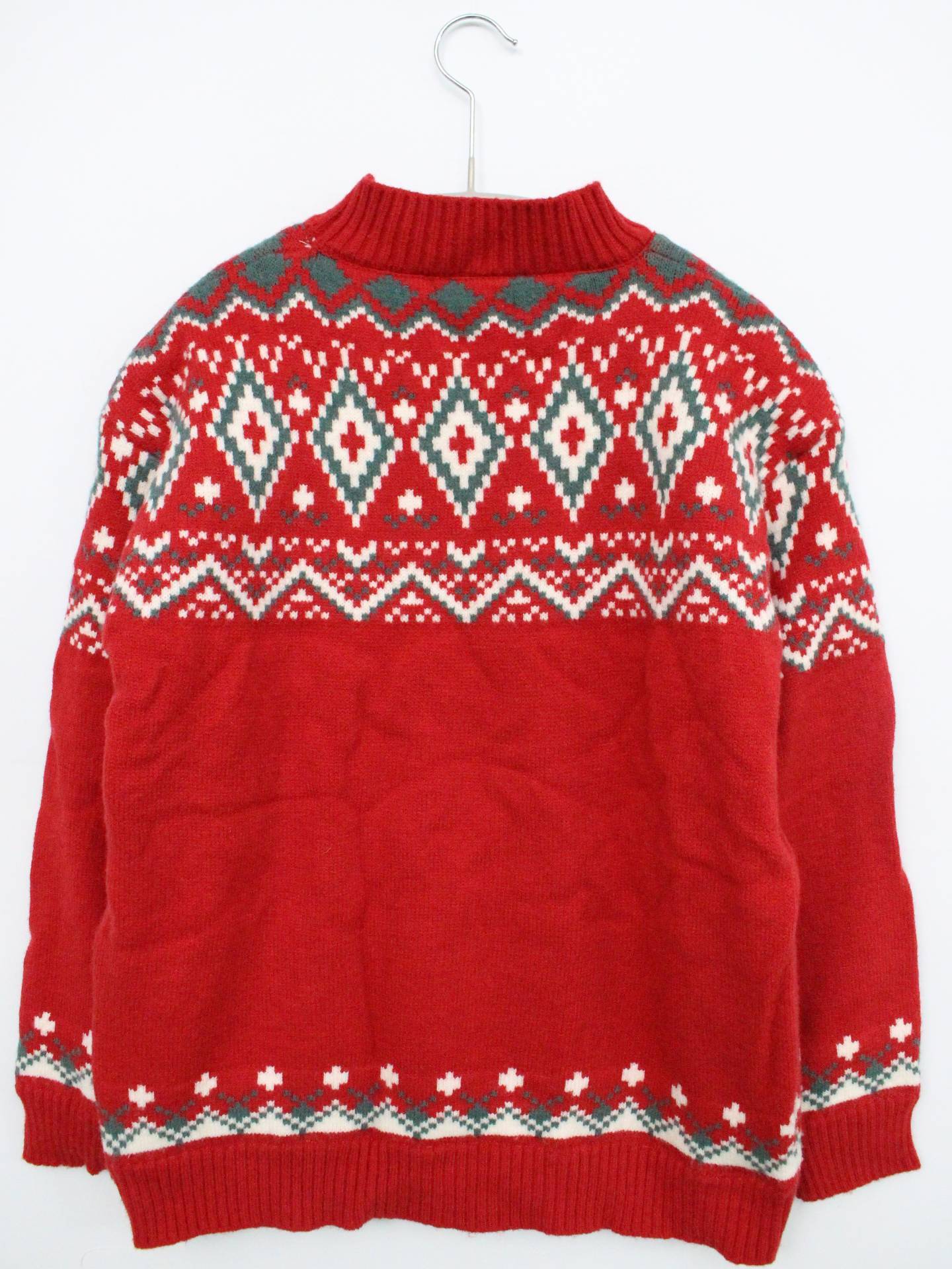 ニット/セーター/トップス/レッド