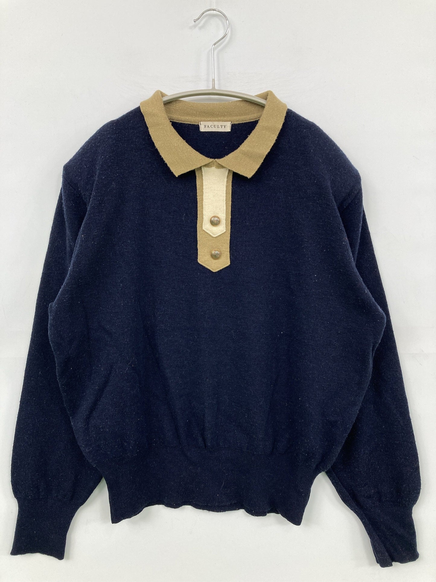 FACULTY/ニット/セーター/トップス/ネイビー