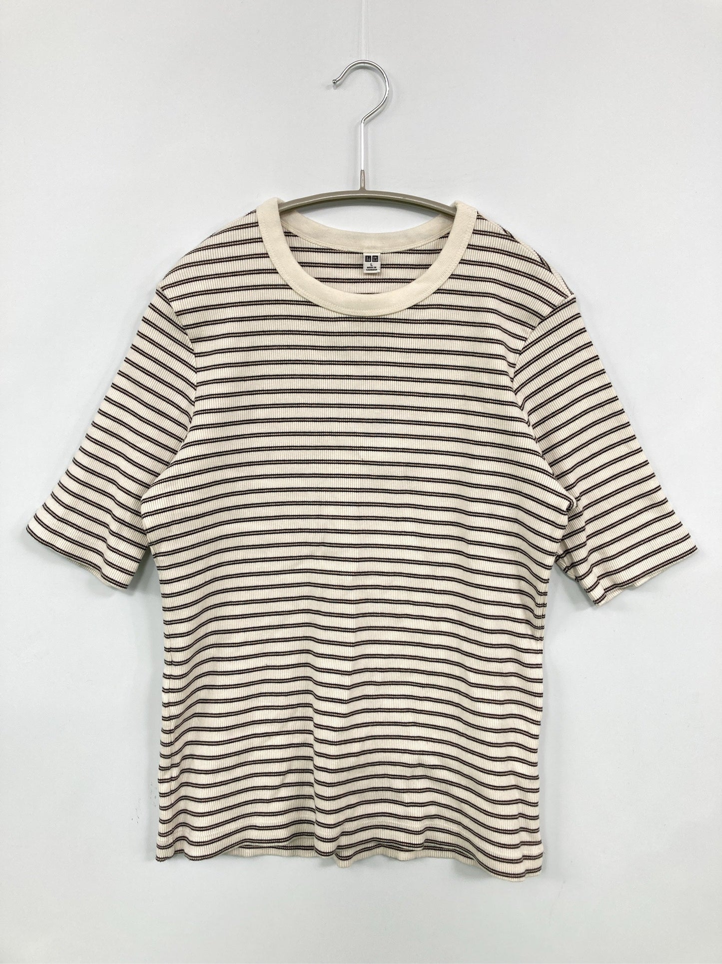 UNIQLO/ユニクロ/ニット/セーター/トップス/ホワイト/L