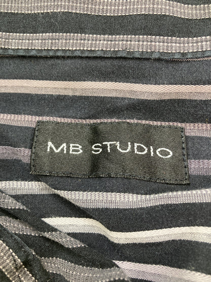 M2 Studio/シャツ/ブラウス/トップス/ブラック/3XL