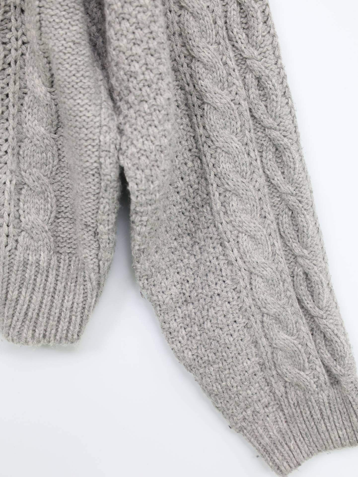 ニット/セーター/トップス/グレー/F