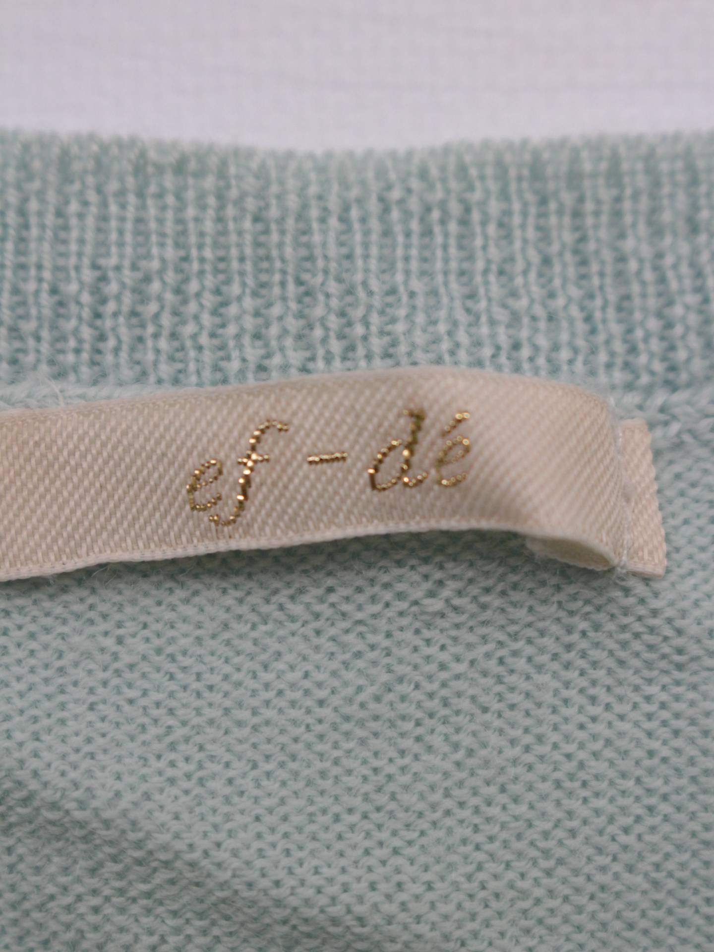 ef-de/ニット/セーター/トップス/スカイブルー/9