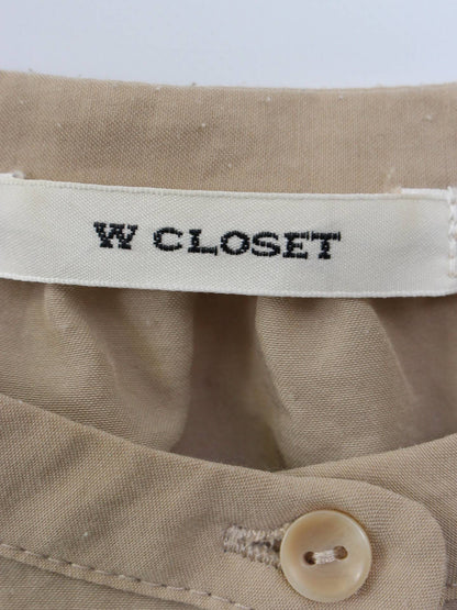 w closet/ダブルクローゼット/シャツ/ブラウス/トップス/ベージュ/F