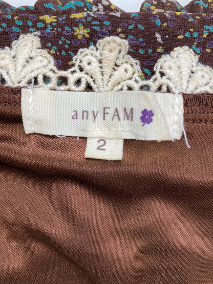any FAM/Tシャツ/カットソー/トップス/ブラウン/2