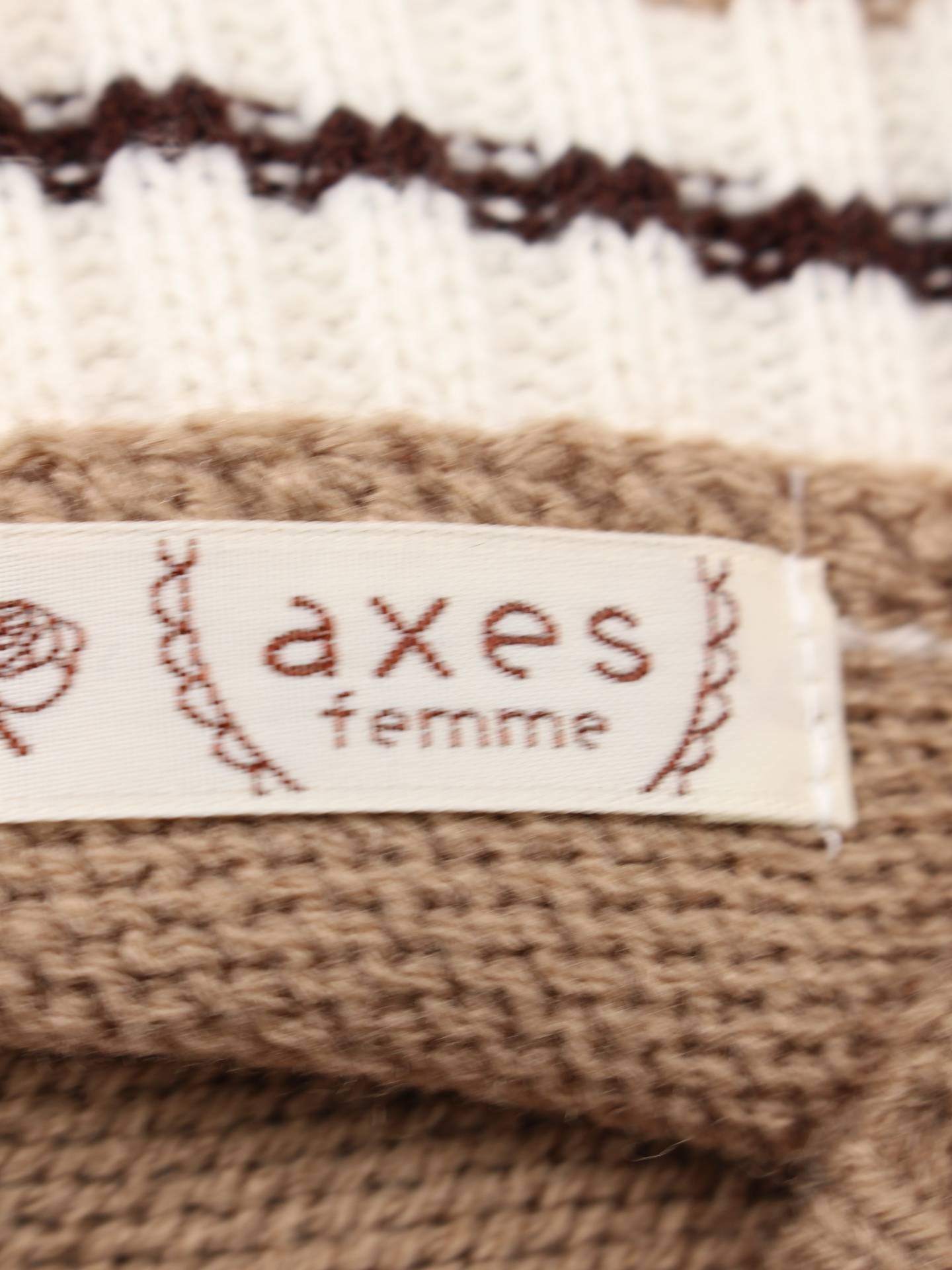 axes femme/ニット/セーター/トップス/ベージュ/F