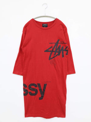 stussy/ステューシー/ワンピース/ワンピース/ドレス/レッド/SMALL
