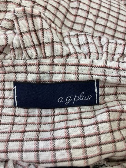 a.g.plus/シャツ/ブラウス/トップス/ベージュ/F