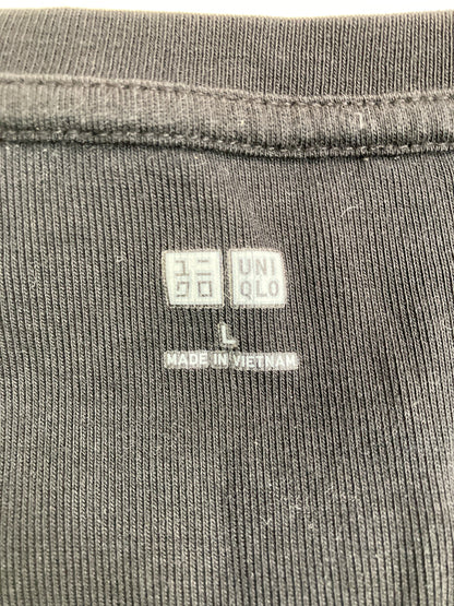 UNIQLO/ユニクロ/Tシャツ/カットソー/トップス/ブラック/L