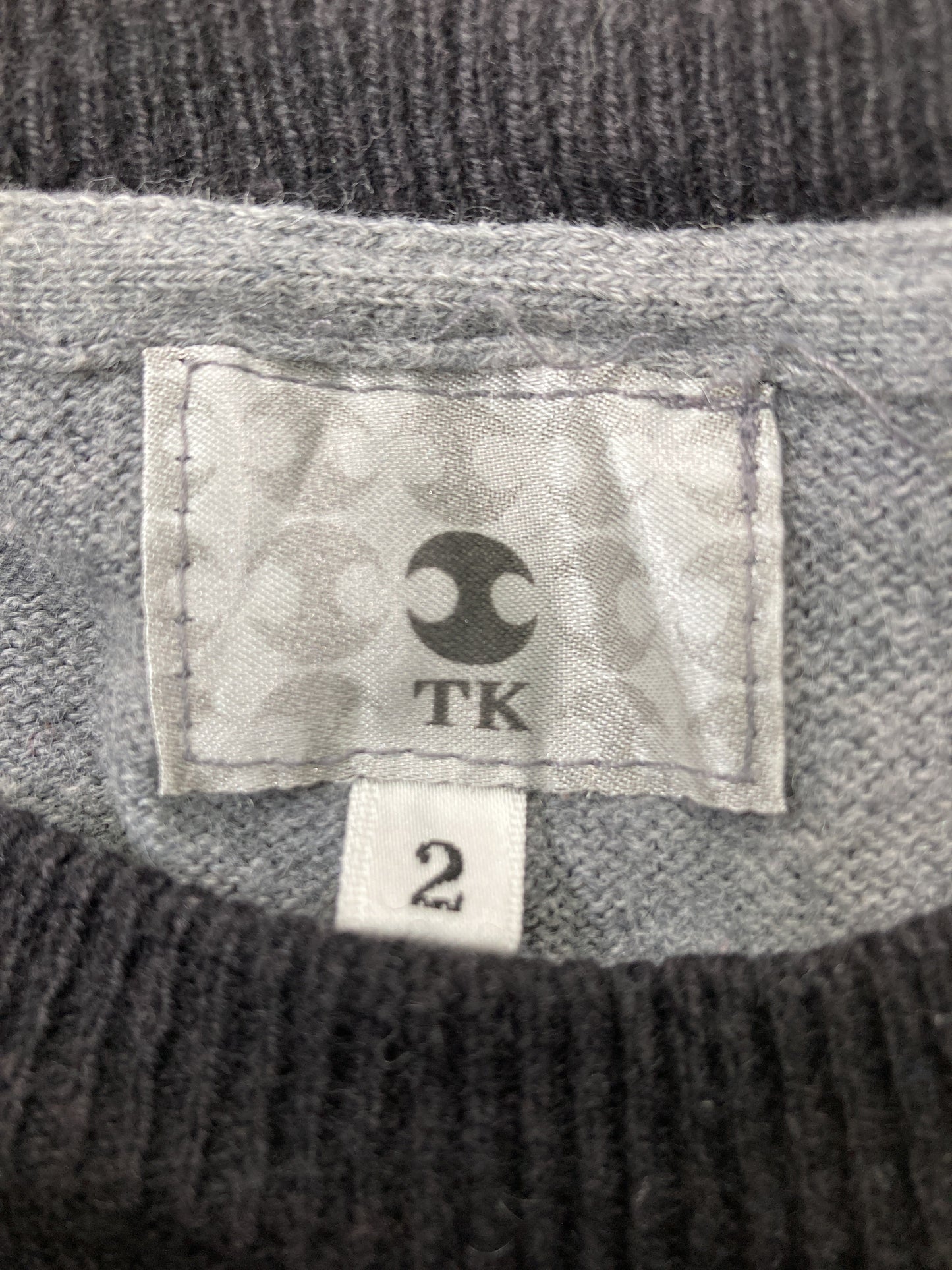 TK/ニット/セーター/トップス/グレー/2