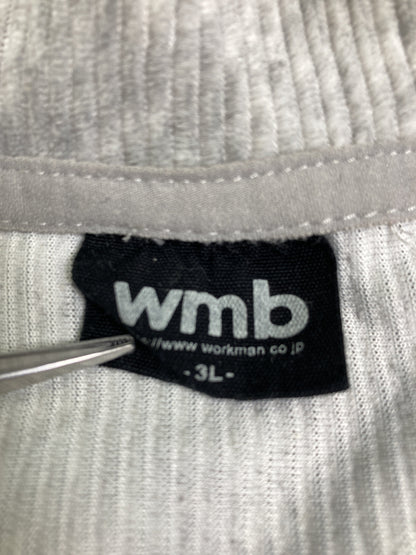 wmb/Tシャツ/カットソー/トップス/グレー/3L