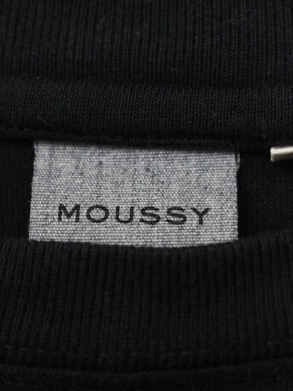 MOUSSY/Tシャツ/カットソー/トップス/ブラック/F